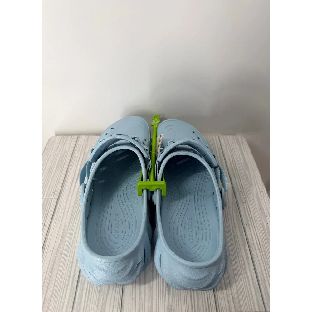 Crocs Echo Clog Light Blue Streetwear Molded Slip On  Mens Size 13 NEW